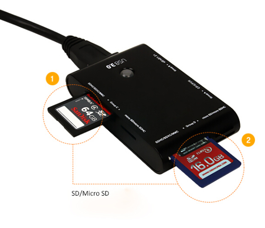 C3487 USB 3.0 Multi Card Reader